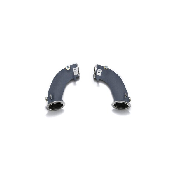 M5 F90 / M8 F9X NON-OPF ARMYTRIX CERAMIC COATED HIGH-FLOW PERFORMANCE DE-CATTED DOWN-PIPE