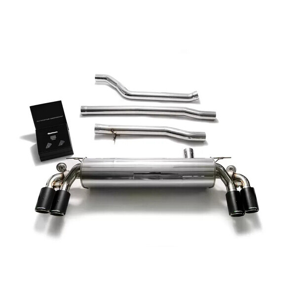 550I XDRIVE G3X NON-OPF ARMYTRIX EXHAUST SYSTEM W/QUAD CARBON FIBER