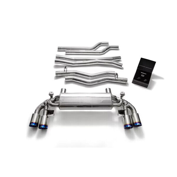 550I XDRIVE G3X NON-OPF ARMYTRIX EXHAUST SYSTEM W/QUAD BLUE COATED