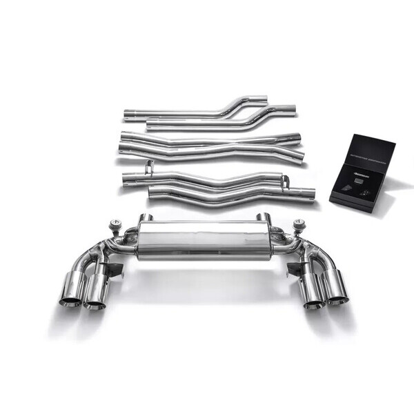 550I XDRIVE G3X NON-OPF ARMYTRIX EXHAUST SYSTEM W/ QUAD CHROME