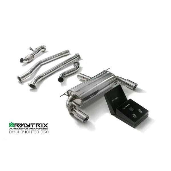 M2 G87 OPF ARMYTRIX CERAMIC COATED HIGH-FLOW PERFORMANCE DE-CATTED DOWN-PIPE