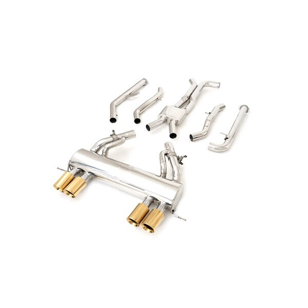 M3 G80 / M4 G8X ARMYTRIX EXHAUST SYSTEM W/QUAD GOLD