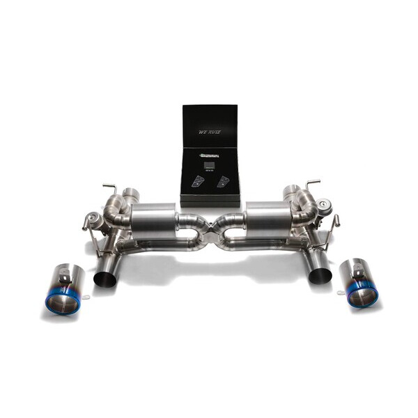 488 GTB / SPIDER ARMYTRIX TITANIUM TWIN MATTE BLACK TIPS