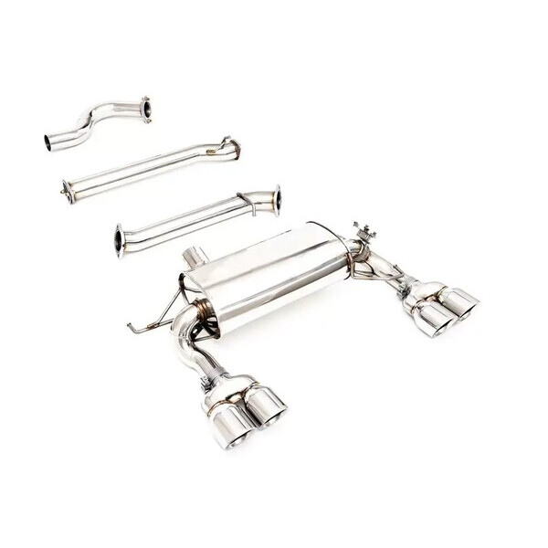 600 GTB / GTO ARMYTRIX TITANIUM EXHAUST SYSTEM W/QUAD MATTE BLACK 3.5″