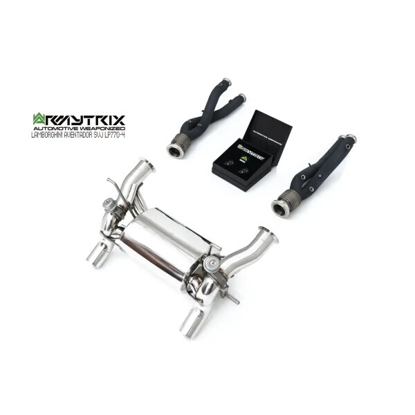 AVENTADOR SVJ ARMYTRIX EXHAUST SYSTEM W/NO TIPS