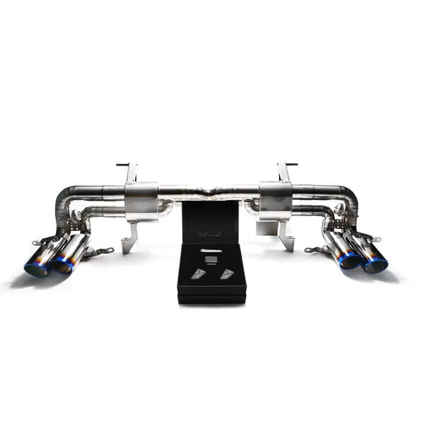 GALLARDO ARMYTRIX TITANIUM EXHAUST SYSTEM W/QUAD TITANIUM BLUE