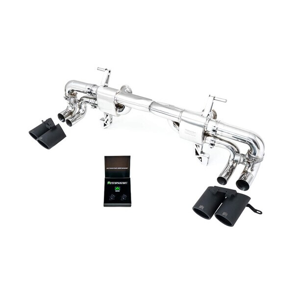 GALLARDO ARMYTRIX EXHAUST SYSTEM W/QUAD MATTE BLACK