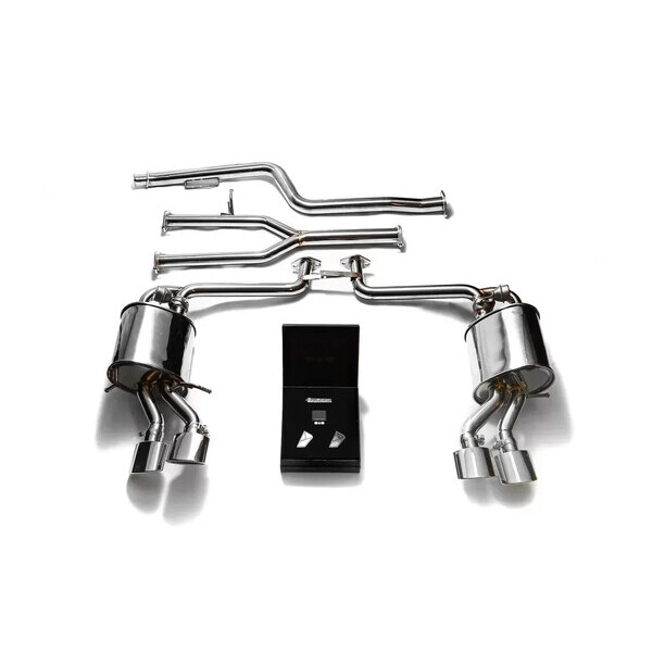 C180/C200/C250 W204 ARMYTRIX EXHAUST SYSTEM W/QUAD CHROME OVAL