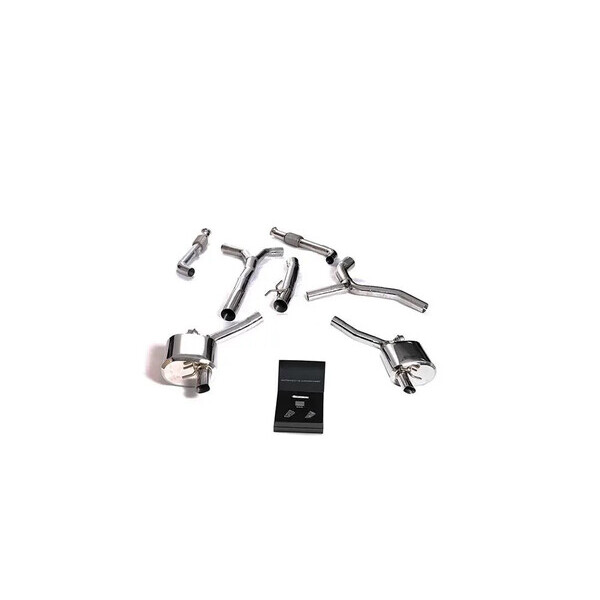 E43/400 ARMYTRIX EXHAUST SYSTEM W/NO TIPS