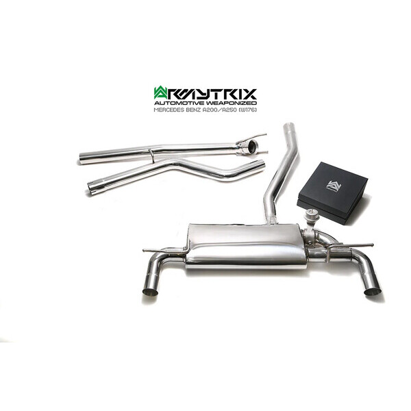 A180 / A200 / A250 2WD ARMYTRIX EXHAUST SYSTEM W/NO TIPS