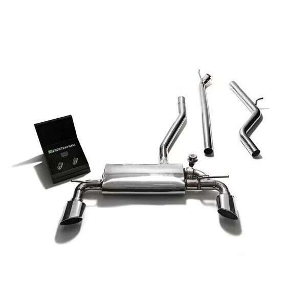 A180 / A200 / A250 W176 ARMYTRIX EXHAUST SYSTEM W/DUAL CHROME OVAL