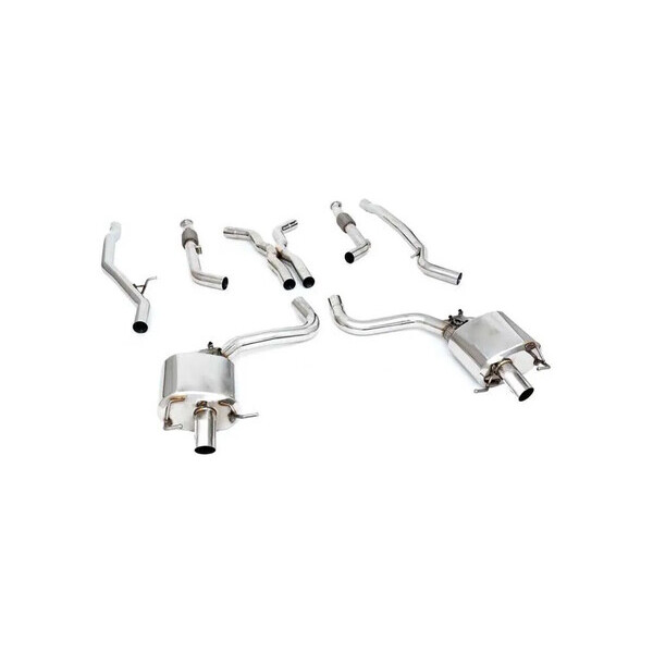 C43/C400/450 W205 NON-OPF ARMYTRIX EXHAUST SYSTEM W/NO TIPS