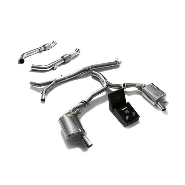 C43/C400/450 W205 OPF ARMYTRIX EXHAUST SYSTEM W/NO TIPS