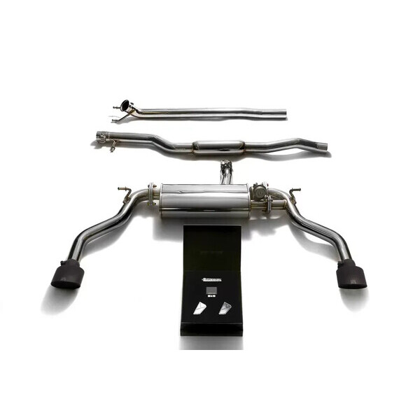 CLA250 4MATIC C117 ARMYTRIX EXHAUST SYSTEM W/DUAL MATTE BLACK OVAL