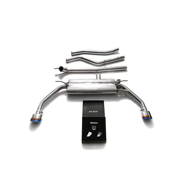 CLA180/200/250 C117 (2WD) EURO5 ARMYTRIX EXHAUST SYSTEM W/DUAL BLUE COATED OVAL