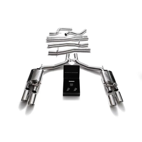 GHIBLI/S 13-18 350HP / 410HP ARMYTRIX EXHAUST SYSTEM W/ QUAD CHROME