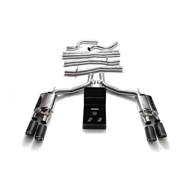 GHIBLI SQ4 410HP ARMYTRIX EXHAUST SYSTEM W/QUAD CARBON FIBER