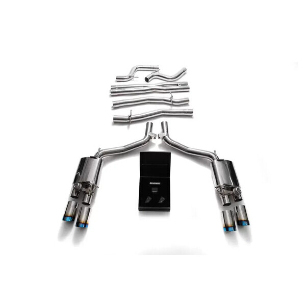 GHIBLI SQ4 410HP ARMYTRIX EXHAUST SYSTEM W/QUAD BLUE COATED