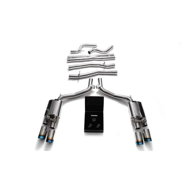 GHIBLI SQ4 410HP ARMYTRIX EXHAUST SYSTEM W/QUAD GOLD