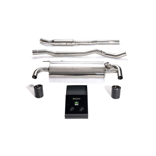CLUBMAN JCW F54 B48 OPF ARMYTRIX EXHAUST SYSTEM W/DUAL CARBON FIBER