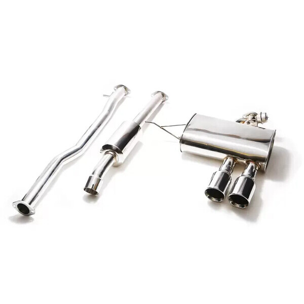 COOPER S F55 B48 NON-OPF ARMYTRIX EXHAUST SYSTEM W/DUAL BLUE COATED