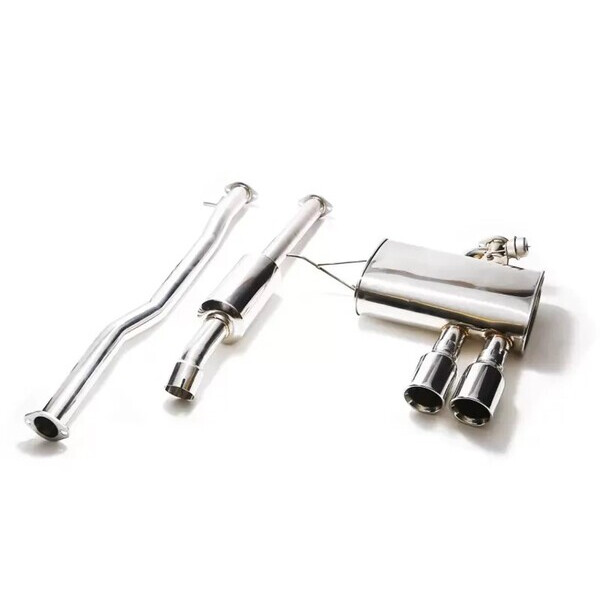 COOPER S F55 B48 NON-OPF ARMYTRIX EXHAUST SYSTEM W/ DUAL CHROME