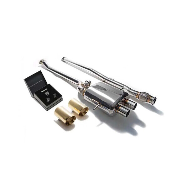 COOPER S R5X ARMYTRIX EXHAUST SYSTEM W/DUAL GOLD