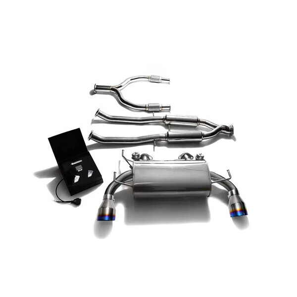 370Z ARMYTRIX RACE EXHAUST SYSTEM W/DUAL BLUE COATED