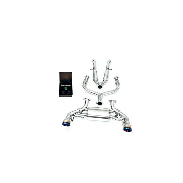 400Z ARMYTRIX EXHAUST SYSTEM W/DUAL BLUE COATED