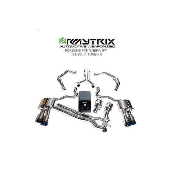 971 PANAMERA TURBO/SPORT TURISMO/GTS 19+ OPF ARMYTRIX EXHAUST SYSTEM W/QUAD GOLD