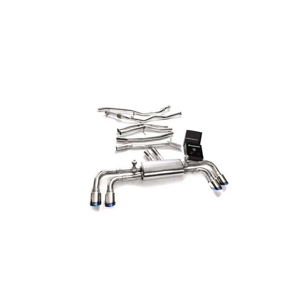 CAYENNE 18+ 3.0T OPF ARMYTRIX EXHAUST SYSTEM W/QUAD BLUE COATED