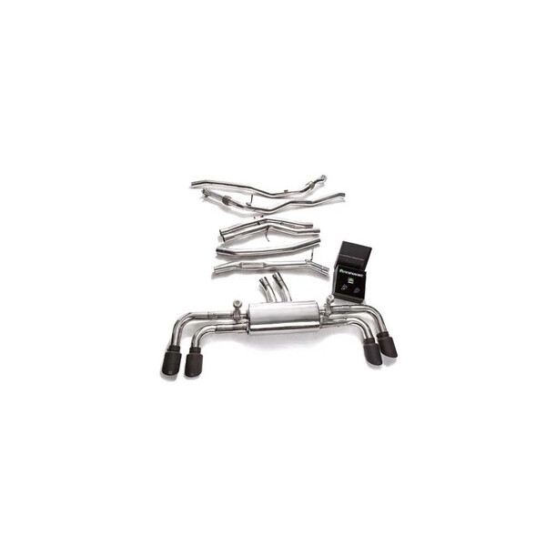 CAYENNE 18+ 3.0T OPF ARMYTRIX EXHAUST SYSTEM W/QUAD MATTE BLACK