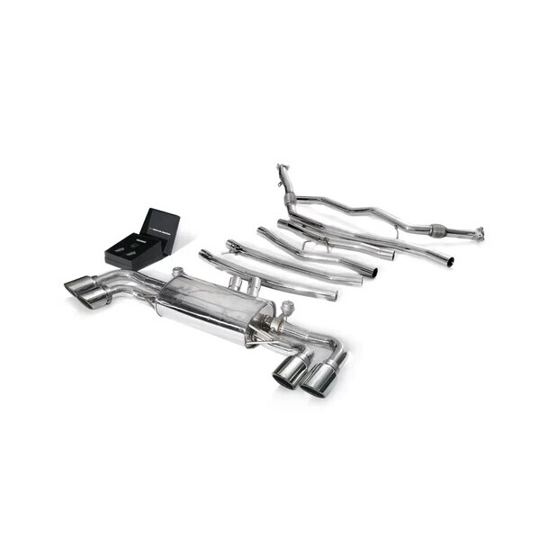 CAYENNE S 18+ 2.9T NON-OPF ARMYTRIX EXHAUST SYSTEM W/ QUAD CHROME