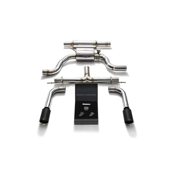 GOLF 7 GTI / GOLF 7.5 GTI ARMYTRIX EXHAUST SYSTEM W/DUAL MATTE BLACK