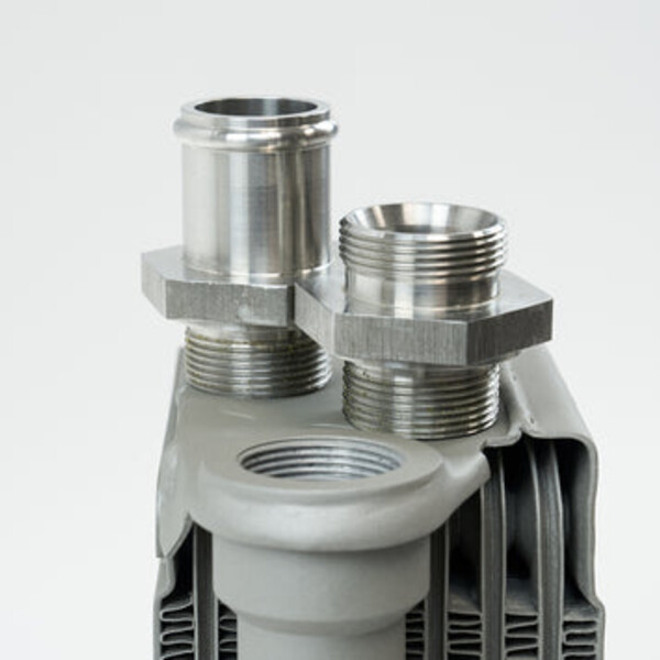 CSF 65-89 Porsche 911 / 930 Turbo Engine Oil Cooler OEM+ performance w/ modular multi-fit high-flow fittings