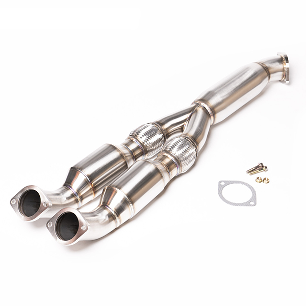 CTS TURBO NISSAN R35 GT-R RESONATED Y-PIPE/MID-PIPE HIGH-FLOW CAT