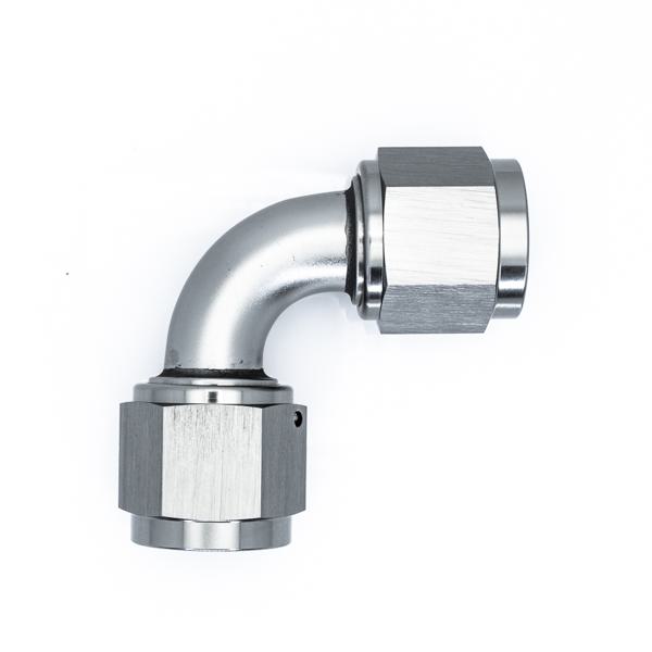 DeatschWerks 6-02-0217 90 deg 10an to 10an swivel coupler