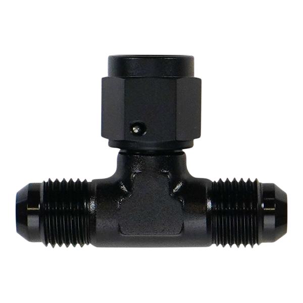 DeatschWerks 6-02-0777-B 6an male flare to female flare swivel tee on 90