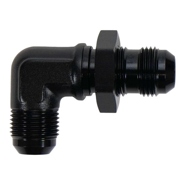 DeatschWerks 6-02-0791-B 10an male flare bulkhead 90 degree with nut
