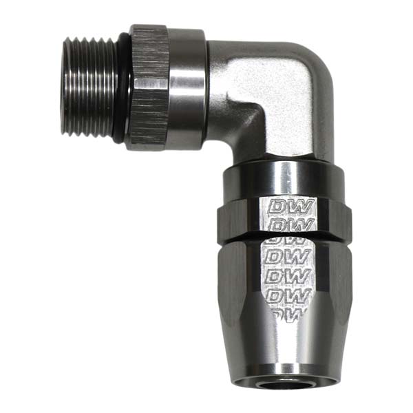 DeatschWerks 6-02-0829 90 deg 10an orb swivel cpe hose end