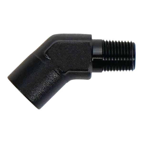DeatschWerks 6-02-0919-B 1 8 npt female to 1 8 npt male 45 degree fitting
