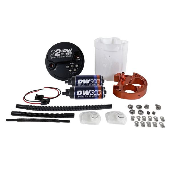 DeatschWerks 9-301-7050 x2 fuel pump module w dw300 fuel pumps
