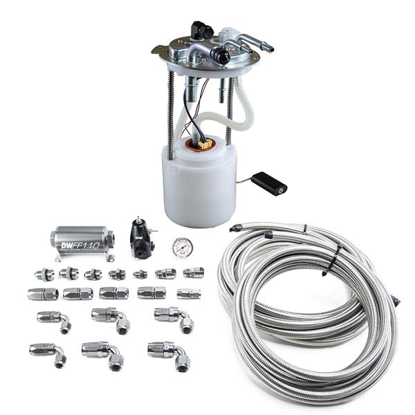 DeatschWerks 9-401-601-7015 dw400 fuel pump module with cpe return kit