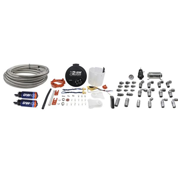 DeatschWerks 9-401-614-7060 x2 fuel pump module w dw400 fuel pumps and ptfe return kit
