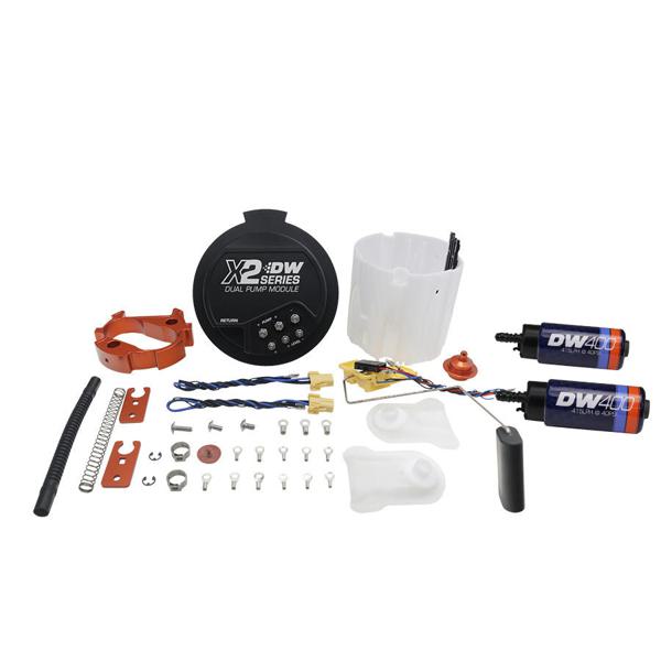 DeatschWerks 9-401-7060 x2 fuel pump module w dw400 fuel pumps