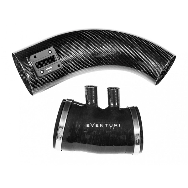 Eventuri Honda FK2 Black Carbon MAF-TUBE and silicone hose