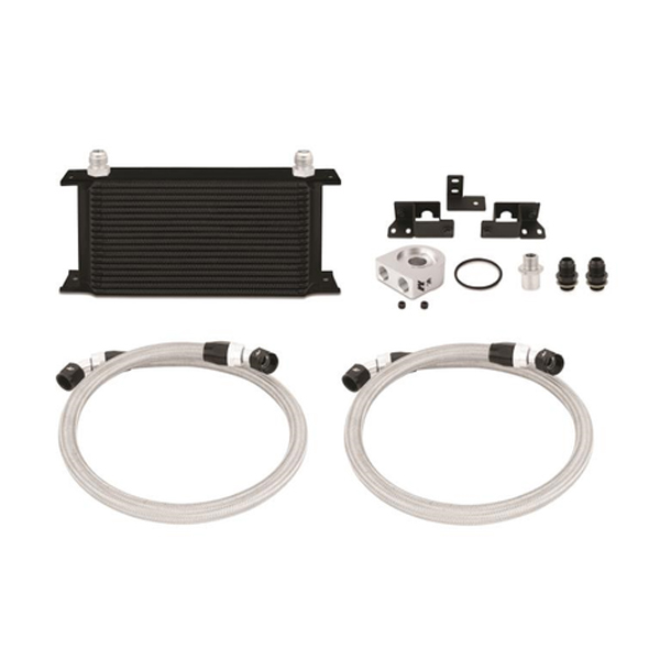 MISHIMOTO Jeep Wrangler JK 3.8L Thermostatic Oil Cooler Kit, 2007-2011, Silver