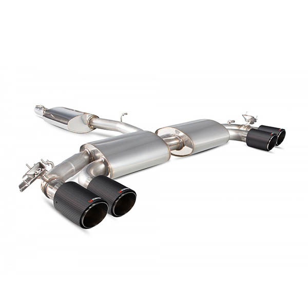 Scorpion SAU090CF Resonated GPF-back system with electronic valves