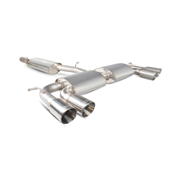 Scorpion SVW044D Resonated cat-back system with no valves