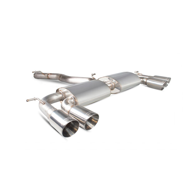 Scorpion SVWS044D Non-resonated cat-back system with no valves